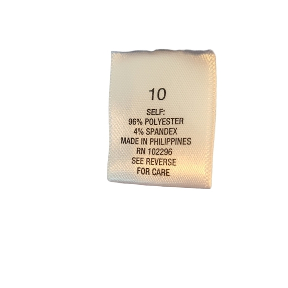 Roz&Ali Stretchy Midlength black pink flared dress - Picture 8 of 8